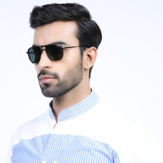 Eyejack Aura Demi Brown & Grey Wayfarer Polarized Sunglasses for Men & Women (2507PCL1528)