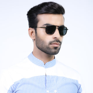 Eyejack Aura Demi Brown & Grey Wayfarer Polarized Sunglasses for Men & Women (2507PCL1528)