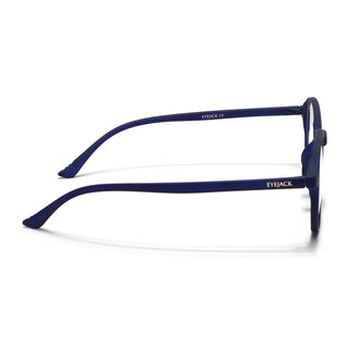 Eyejack NEO Navy Blue Wayfarer Eyeglasses for Men & Women (2511CL1158-C3)