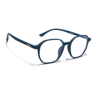 Eyejack NEO Blue Wayfarer Eyeglasses for Men & Women (2511CL1159-C4)