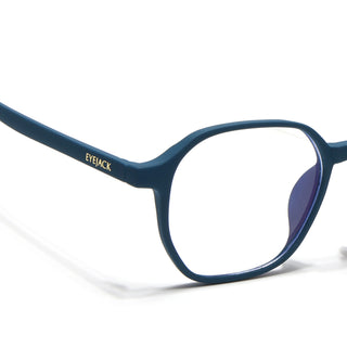 Eyejack NEO Blue Wayfarer Eyeglasses for Men & Women (2511CL1159-C4)