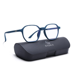 Eyejack NEO Blue Wayfarer Eyeglasses for Men & Women (2511CL1159-C4)