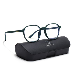 Eyejack NEO Green Wayfarer Eyeglasses for Men & Women (2511CL1160-C5)