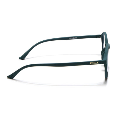 Eyejack NEO Green Wayfarer Eyeglasses for Men & Women (2511CL1160-C5)