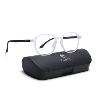 Eyejack NEO Transparent Wayfarer Eyeglasses for Men & Women (2511CL1161-C6)