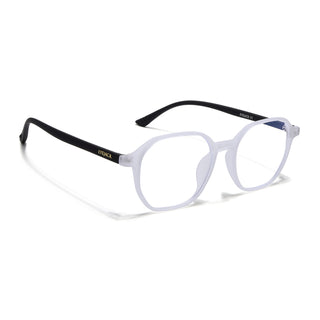 Eyejack NEO Transparent Wayfarer Eyeglasses for Men & Women (2511CL1161-C6)