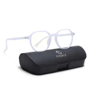 Eyejack NEO Transparent Wayfarer Eyeglasses for Men & Women (2511CL1162-C7)