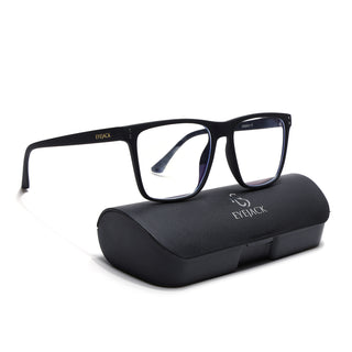 Eyejack NEO Black Wayfarer Eyeglasses for Men & Women (28023CL1163-C1)