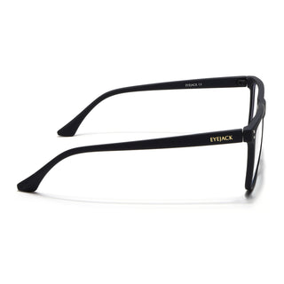 Eyejack NEO Black Wayfarer Eyeglasses for Men & Women (28023CL1163-C1)