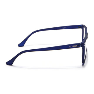 Eyejack NEO Navy Blue Wayfarer Eyeglasses for Men & Women (28023CL1165-C3)