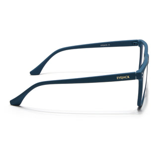 Eyejack NEO Blue Wayfarer Eyeglasses for Men & Women (28023CL1166-C4)