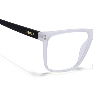 Eyejack NEO Transparent Wayfarer Eyeglasses for Men & Women (28023CL1168-C6)