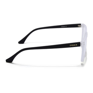 Eyejack NEO Transparent Wayfarer Eyeglasses for Men & Women (28023CL1168-C6)