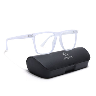 Eyejack NEO Transparent Wayfarer Eyeglasses for Men & Women (28023CL1169-C7)