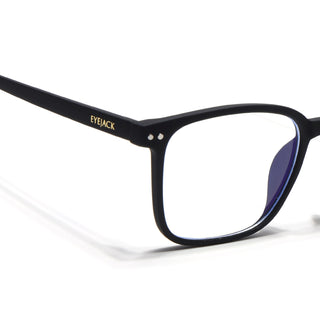 Eyejack NEO Black Wayfarer Eyeglasses for Men & Women (28049CL1170-C1)