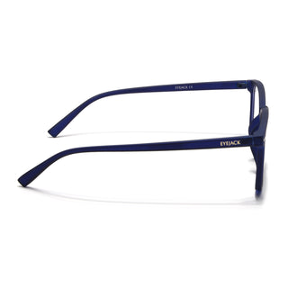 Eyejack NEO Navy Blue Wayfarer Eyeglasses for Men & Women (28049CL1172-C3)