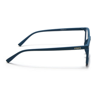 Eyejack NEO Blue Wayfarer Eyeglasses for Men & Women (28049CL1173-C4)