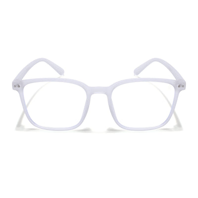 Eyejack NEO Transparent Wayfarer Eyeglasses for Men & Women (28049CL1176-C7)