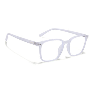 Eyejack NEO Transparent Wayfarer Eyeglasses for Men & Women (28049CL1176-C7)