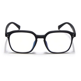 Eyejack NEO Black Square Eyeglasses for Men & Women (28068CL1177-C1)