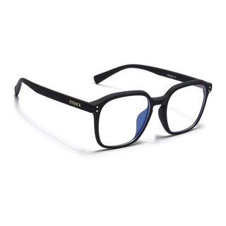 Eyejack NEO Black Square Eyeglasses for Men & Women (28068CL1177-C1)