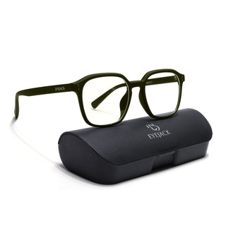 Eyejack NEO Olive Square Eyeglasses for Men & Women (28068CL1178-C2)