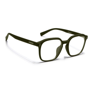 Eyejack NEO Olive Square Eyeglasses for Men & Women (28068CL1178-C2)