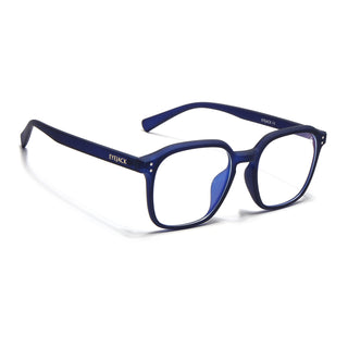 Eyejack NEO Navy Blue Square Eyeglasses for Men & Women (28068CL1179-C3)