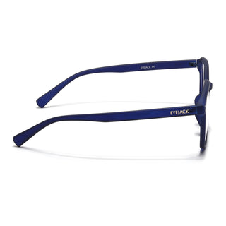 Eyejack NEO Navy Blue Square Eyeglasses for Men & Women (28068CL1179-C3)