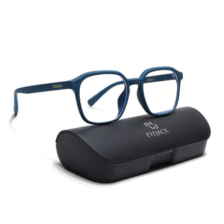 Eyejack NEO Blue Square Eyeglasses for Men & Women (28068CL1180-C4)