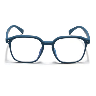 Eyejack NEO Blue Square Eyeglasses for Men & Women (28068CL1180-C4)