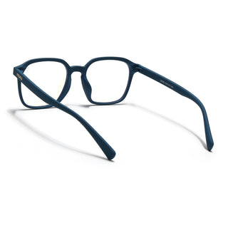 Eyejack NEO Blue Square Eyeglasses for Men & Women (28068CL1180-C4)