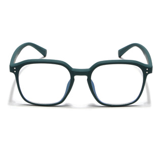 Eyejack NEO Green Square Eyeglasses for Men & Women (28068CL1181-C5)