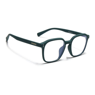 Eyejack NEO Green Square Eyeglasses for Men & Women (28068CL1181-C5)