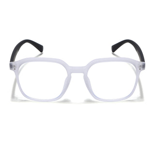 Eyejack NEO Transparent Square Eyeglasses for Men & Women (28068CL1182-C6)