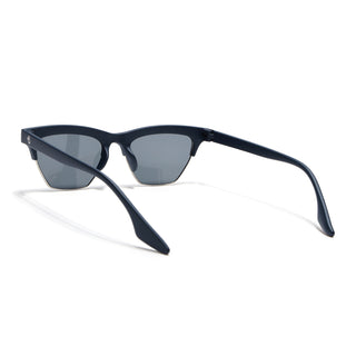 Eyejack Blue Half Rim Sunglasses for Men & Women (2829CL1212)