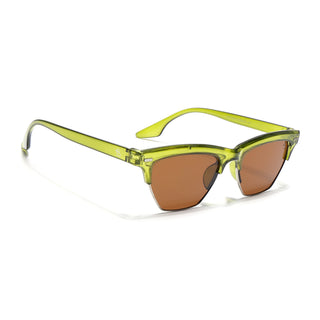 Eyejack Green Half Rim Sunglasses for Men & Women (2829CL1216)