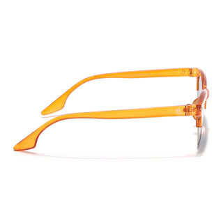 Eyejack Orange Half Rim Sunglasses for Men & Women (2829CL1217)