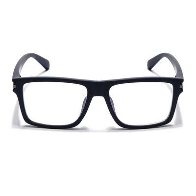 Eyejack Crossline Navy Blue Square Eyeglasses for Men & Women (2903FCL2095-C3)