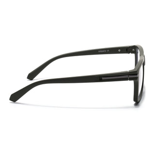 Eyejack Crossline Green Square Eyeglasses for Men & Women (2903FCL2097-C5)