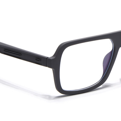 Eyejack Crossline Grey Wayfarer Eyeglasses for Men & Women (2904FCL2100-C2)