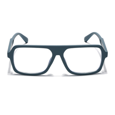 Eyejack Crossline Blue Wayfarer Eyeglasses for Men & Women (2904FCL2102-C4)