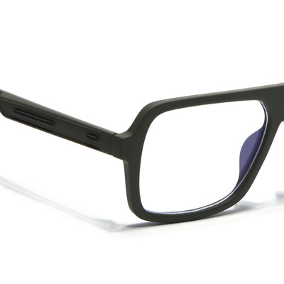 Eyejack Crossline Green Wayfarer Eyeglasses for Men & Women (2904FCL2103-C5)