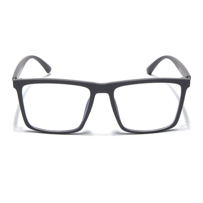 Eyejack Crossline Grey Square Eyeglasses for Men & Women (2906FCL2112-C2)