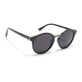 Eyejack Black & Golden Cateye Sunglasses for Women (30101CL885)