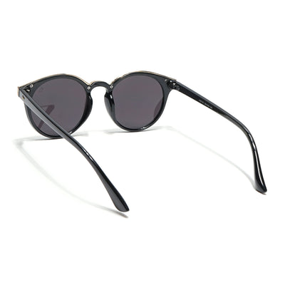 Eyejack Black & Golden Cateye Sunglasses for Women (30101CL885)