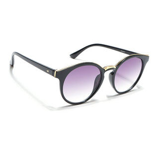 Eyejack Black & Golden Cateye Sunglasses for Women (30101CL886)