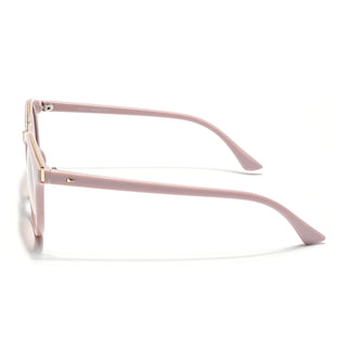 Eyejack Pink & Golden Cateye Sunglasses for Women (30101CL888)