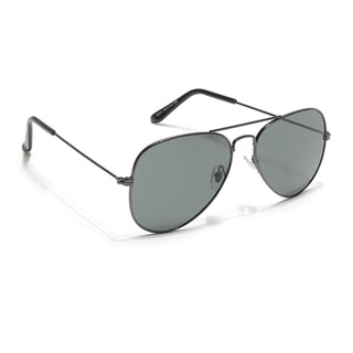 Eyejack Classic Grey Aviator Sunglasses for Men & Women (3025CL975)