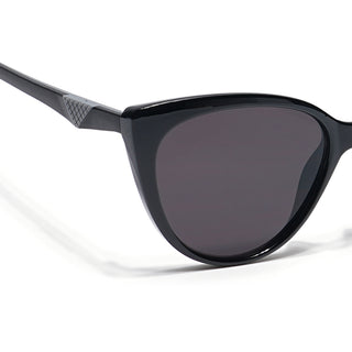 Eyejack Black Cateye Sunglasses for Women (35004CL899)